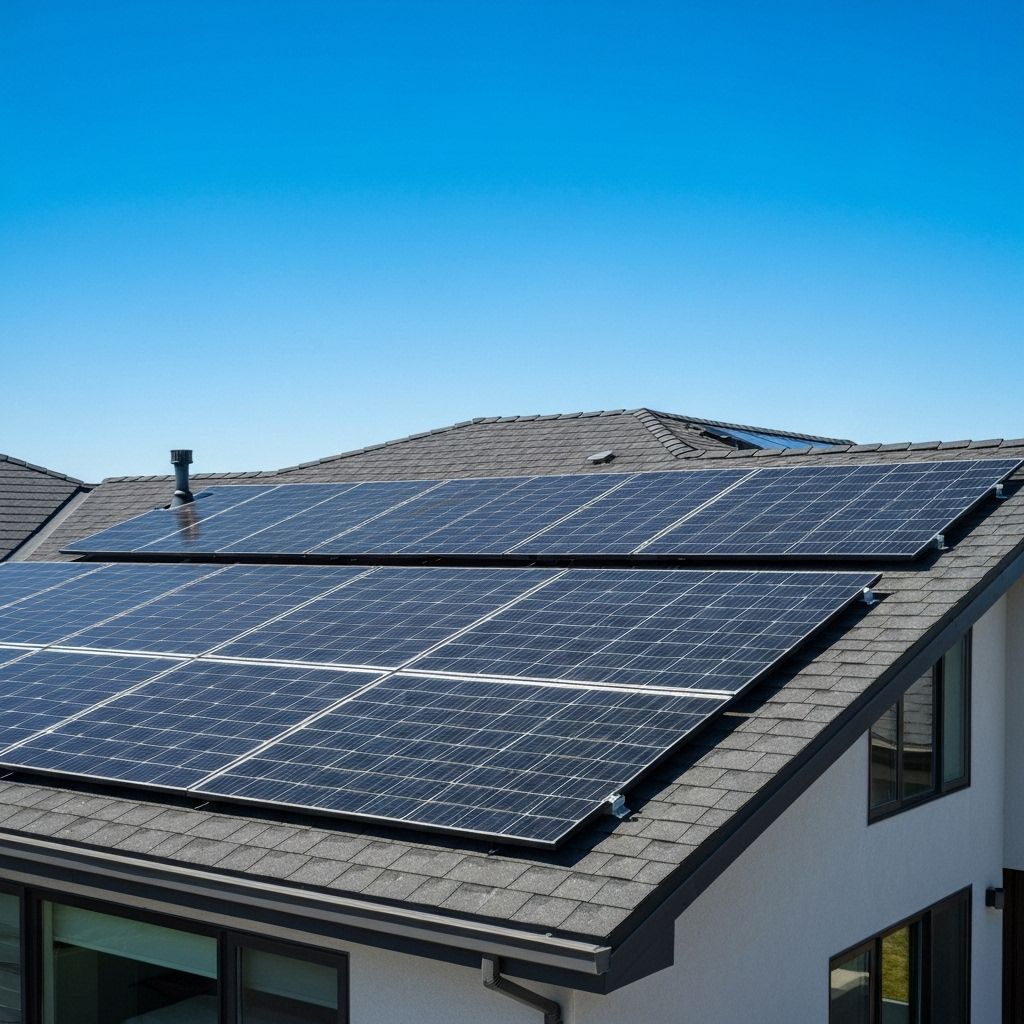 Solar panels installation